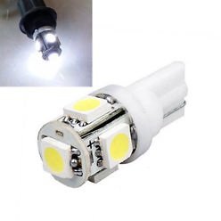 T10 W5W led 5x 5050 SMD LED Wit