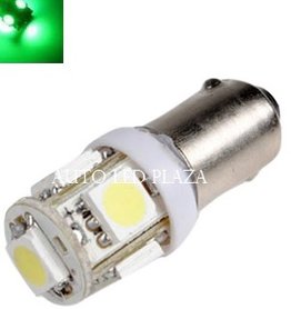 BA9S LED 5X 5050SMD LED Groen