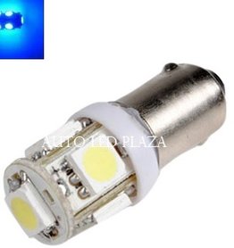 BA9S LED 5X 5050SMD LED Blauw