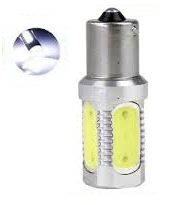 BA15S 7,5W COB high power led xenon wit