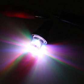 T10 W5W 24Volt 1x LED wijd licht : multi kleur