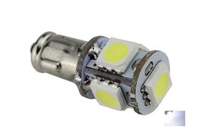 BA7S 5X 5050SMD LED xenon wit 12v