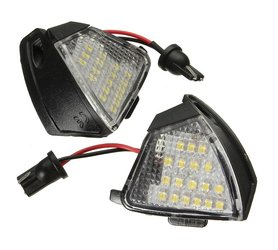 Onderzijde zijspiegel led units set a 2 stuks