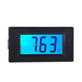 Voltmeter 7,5v tot 19,99v groot display incl. blauw achtergrond licht