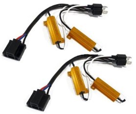 H4 plug and play canbus weerstand set á 2stuks