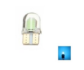 T10 W5W 2x 0,5W high power COB siliconen LED ice blue