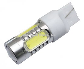 T20 7440 7,5W COB high power led xenon wit