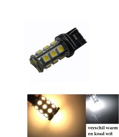 T20 7440 18x 5050SMD ''WARM WIT''