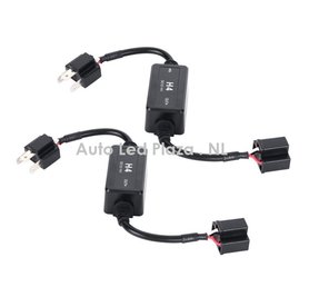 H4 canbus led verlichting weerstand plug and play 2st