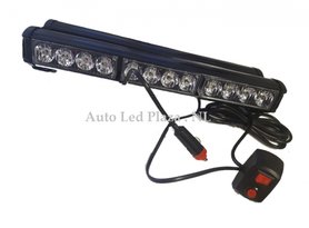 Dak signalering led balk tweezijdig incl. Versch. Lichtpatronen. 24x highpower leds. 24W LET OP: BLAUW