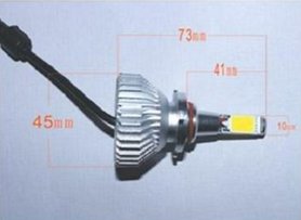 HB4 9006 2000LM COB Canbus 6000K LED dimlicht set