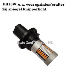 PH16W 30x 4014SMD oranje voor bussen