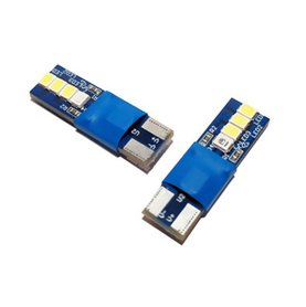  Set á 2 stuks T10 W5W two tone (Blauw over naar wit)