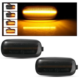 Set á 2st Dynamisch LED zij knipperlicht voor Audi A3, A4, A6 en S-series.