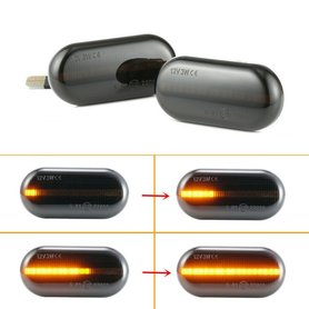 Set á 2st Dynamisch LED zij knipperlicht voor Renault Clio Type 1, Clio Type 2