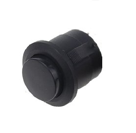 16mm moment druk schakelaar Rond zwart 8A 12V