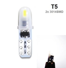 T5 2x 3014SMD Silicon glow wit 24V