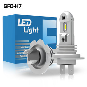 H7 4500LM 6000K pocket LED dimlicht set á 2 stuks