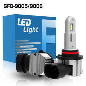 HB3 9005 4500LM 6000K pocket LED dimlicht set á 2 stuks