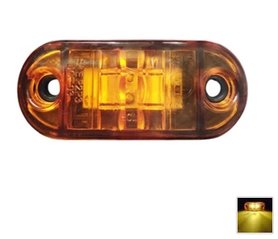 10~30V oranje zijmarkering 2x high flux LED unit