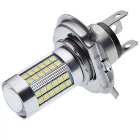 H4  66x 3030SMD LED 1000LM wit (LET OP: 6V)