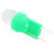 T10 W5W 1x LED bol licht :Groen