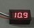 Mini digitale voltmeter 4.5-30V Voltage Panel Meter in Rode LED uitvoering
