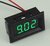 12V Mini Voltmeter Groen (2.5V DC-30V DC)