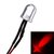 LED 10mm diameter 12V incl 15cm bedrading kleur: rood