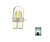 T10 W5W 2x 0,5W high power COB siliconen LED wit