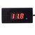 Voltmeter extern opbouw 4,5V~24V rood incl plug