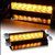 Oranje 8x highpower led waarschuwing strobe module met zuignap