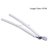 Flexibel siliconen helder BLAUW LED tube 17CM incl. montage clips