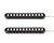 Set universele Dynamisch LED knipperlicht 12 LED Mini Strips