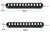Set universele Dynamisch LED knipperlicht 12 LED Mini Strips
