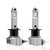 H1 4500LM 6000K pocket LED dimlicht set á 2 stuks