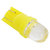 T10 W5W 1x LED bol licht : Geel 24V