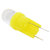 T10 W5W 1x LED bol licht : Geel 24V