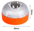 Magnetisch oranje oplaadbaar strobe waarschuwing licht unit incl. wit werk/nood licht